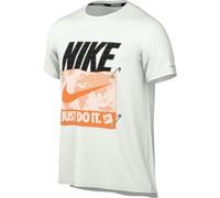 Nike Rise 365 Run Energy Dri-Fit Short Sleeve Running Top (Men), Summit White/Total Orange, HJ4158-121, 2XL