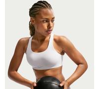 Nike Rival Women's Ultrahigh-Support Padded Sports Bra - White - Polyester/Elastene Mesh 1X (C-E)