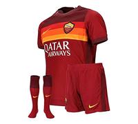 Nike Roma LK NK BRT Kit HM Football Set - Team Crimson/Dark Team Red/(University Gold) (Full Sponsor), Large