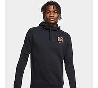 Nike Roma M Nk GFA Flc Po Hood Sweatshirt - Black/(University Gold) (No Sponsor), Small