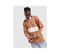 Nike Rugby Long Sleeve Polo Shirt - Brown - Mens S