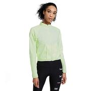 NIKE Run Dvn Mid Longarm Shirt Barely Volt/Gold/Black XS