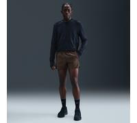 Nike Run Men's Dri-FIT ADV 12.5cm (approx.) Brief-Lined Running Shorts - Brown - Polyester S