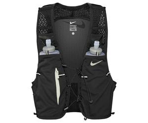 Nike Run Vest 5L Running Vest Trail Running Backpack Hydration Vest Hydration Backpack Running Training Outdoor 5 Liters, Black/Sail/Sail, XL