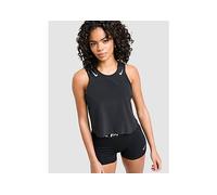 Nike Running AeroSwift Cropped Tank Top - Black - Womens XS