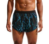 Nike Running - Lightweight, breathable shorts - Men's - M Nike Dri-Fit ADV Aeroswift 2In Aop Short - M Nike Dri-Fit ADV Aeroswift 2In Aop Short Black White for Men - Size L Black L