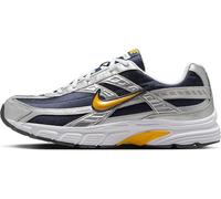 Nike Running Shoes, Breathable Mesh, Grey and Navy Blue with Yellow Details, White Rubber Sole, Blue, 10 UK