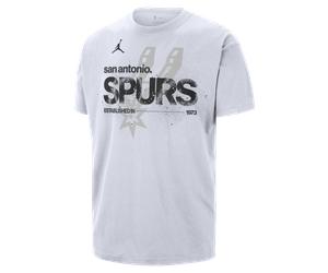 Nike San Antonio Spurs Courtside Men's Jordan '85 NBA Statement T-Shirt - White - Cotton XXL