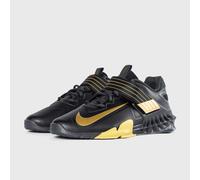 NIKE SAVALEOS Weightlifting CrossFit Shoes Gewichtheben Schuhe Black/Gold 001