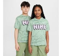 Nike SB Older Kids' Dri-FIT Skate Top - Green - Cotton/Polyester L