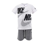 Nike - Set consisting of two pieces: T-SHIRT and TROUSERS -T-SHIRT with LOGO SHORT LOGO with CARGO POCKETS -REGULAR FIT white white/grey/black 4-5 years