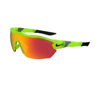 Nike Show X3 Elite Sunglasses in Yellow Matte Volt/Road/Red Mirror
