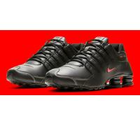 Nike Shox NZ Mens Shoes Trainers UK Size 9 - 10 Black/ Red 378341 017