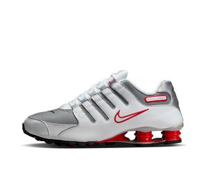 Nike Shox NZ 'White Sport Red Cool Grey' 378341-104 6.5
