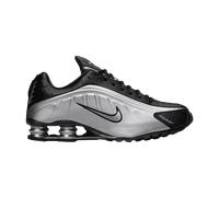 Nike Shox R4 Metallic Silver Black Men Casual Lifestyle Shoes Sneaker HQ1988-007