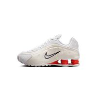 Nike Shox R4 Older Kids' Shoes - White 3.5