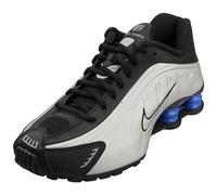 Nike Shox R4 Womens Fashion Trainers in Black Silver - 6.5 UK