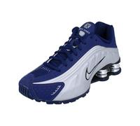 NIKE Shox R4 Womens Running Trainers AR3565 Sneakers Shoes (UK 5.5 US 8 EU 39, Blue Void Metallic Silver 400)