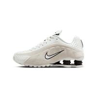 Nike Women's Shox R4 Shoes, Summit White/Black/Lt Orewood, 7