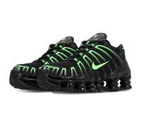 NIKE SHOX TL BLACK/GREEN/STRIKE TRAINERS MENS SIZE UK 9 EUR 44 AV3595-012