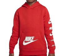 Nike Si Flc Po Hooded Sweatshirt University Red 12 Years