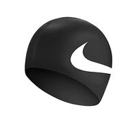 NIKE Silicone Cap Swimming Cap, Unisex Adult, unisex_adult, NESS8163, Black, one size