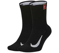 Nike SK0118 U NK MULTIPLIER CREW 2PR CUSH Socks unisex-adult black/(black) S