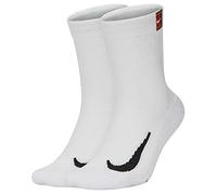 Nike SK0118 U NK MULTIPLIER CREW 2PR CUSH Socks unisex-adult white/(white) XL