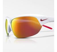 Nike Skylon Ace IU8046 Sport Sunglasses Running Training Outdoor Performance Sunglasses, White/Grey Red Mirror, One Size