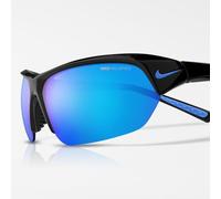 Nike Skylon Ace M FQ4684 Sports Sunglasses Running Training Outdoor Performance Sunglasses, Black/Blue Mirror, One Size