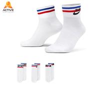 Nike Socks 3 Pairs Men Women Ankle Cushioned Gym Casual Training Everyday Wear