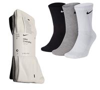 NIKE SOCKS 3 PAIRS PACK - LIGHTWEIGHT CREW ANKLE MENS WOMENS SPORTS UK