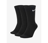 Nike Everyday Lightweight Crew Socks 3 Pairs EU 34-38 Black / White