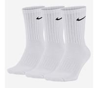 Nike Men Cush Crew Socks (pair Of 3) - White/Black, Medium/Size UK 5 - 8