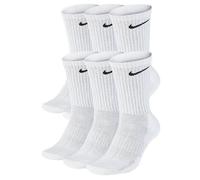 Nike Socks 6 Pairs Mens Womens Crew Liner DRI-FIT Cushioned Cotton Sports Socks