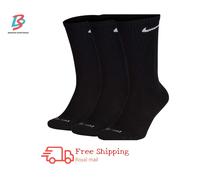 Nike Socks Men Women 3 6 Pairs Cotton Sports Crew Ankle No Show Lightweight
