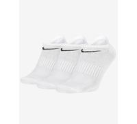 NIKE SOCKS TRAINER SOCKS - LO DOWN WHITE BLACK - 3 PACK EVERYDAY TRAINING SOCK