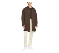 Nike Solid Color Minimalistic Stand Collar mid-length trench coat Jacket Velvet Brown DH2902-220 L
