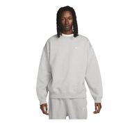 Nike Solo Swoosh Fleece Crew Sweat 'Dark Grey Heather White' DX1361-063 XL