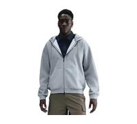 Nike Solo Swoosh Men's Full-Zip Fleece Hoodie - Grey - Cotton/Polyester S