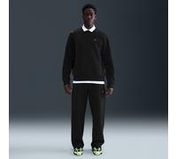Nike Solo Swoosh Men's Fleece Open-Hem Trousers - Black - Cotton/Polyester XL