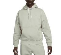 NIKE Solo Swoosh Men's Fleece Pullover Hoodie Fleece Hooded Sweatshirt Jade Green/White (UK, Alpha, L, Regular, Regular, Jade Green/White)