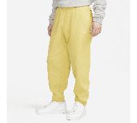 Nike Solo Swoosh Men's Fleece Trousers - Yellow - Cotton/Polyester XS