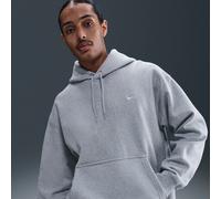 Nike Solo Swoosh Men's Pullover Hoodie - Grey - Cotton/Polyester XXL