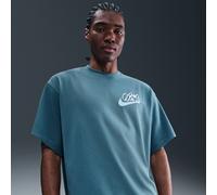 Nike Solo Swoosh Men's T-Shirt - Blue - Cotton XS