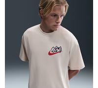 Nike Solo Swoosh Men's T-Shirt - Brown - Cotton XS
