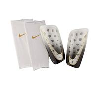 NIKE SP2120-102 Mercurial Lite Shin guards Men's White/black/gold Size S