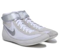 Nike Speedsweep VII Wrestling Shoes, White | Silver, 11 Wide