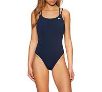 NIKE Spiderback One Piece Swimsuit for Women, Womens, Sweatsuit, NESSA003-440, Midnight Navy Blue, 6