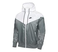 Nike Sport Zipper Hoodie Wind-Proof Jacket Men's GreyWhite DA0001-084 L
